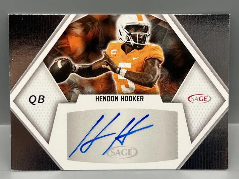 2023 Sage Hendon Hooker RC Auto #A-HH from auction in Greenville, Ohio — image 30