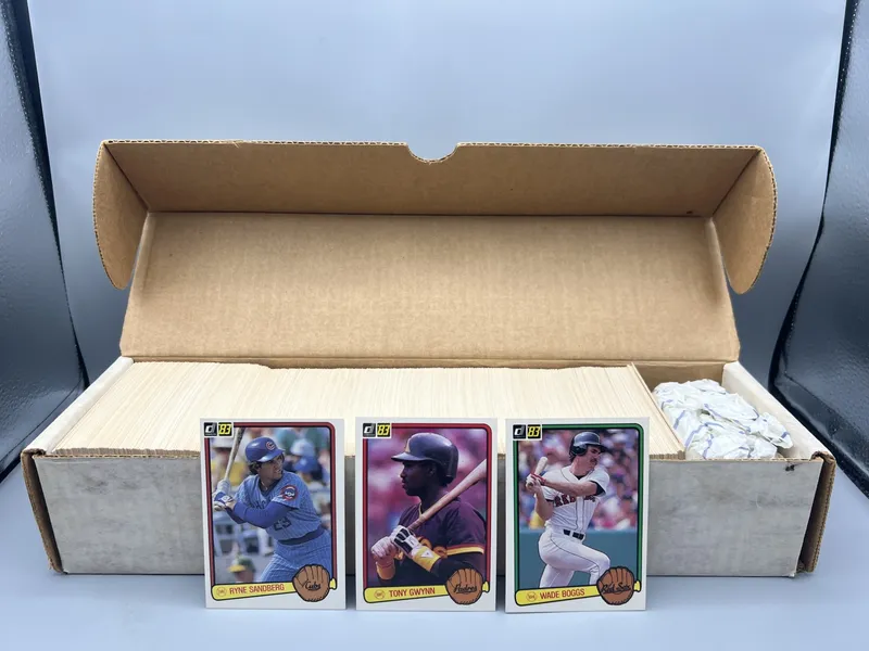 1983 Donruss Baseball Complete Set W/ Ryne Sandberg RC, Tony Gwynn RC, & Wade Boggs RC from auction in Greenville, Ohio — image 29