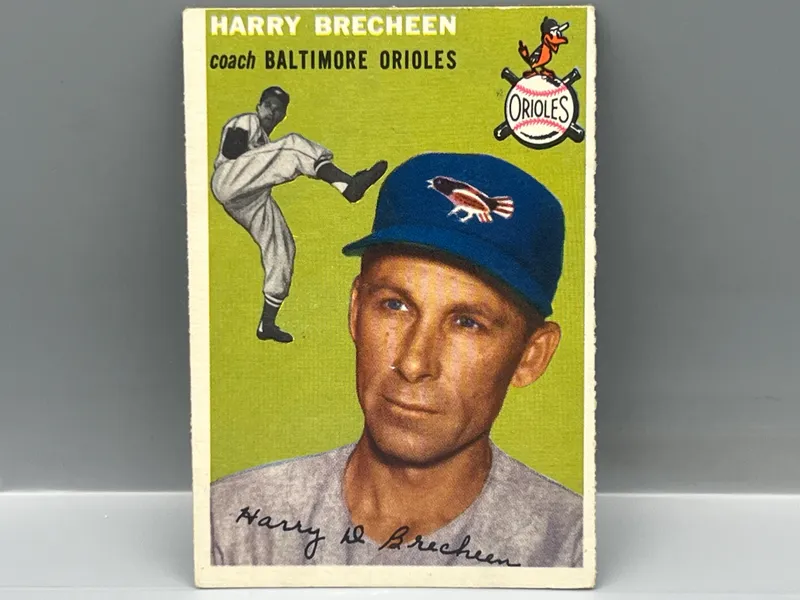 1954 Topps Harry Brecheen #203 from auction in Greenville, Ohio — image 34