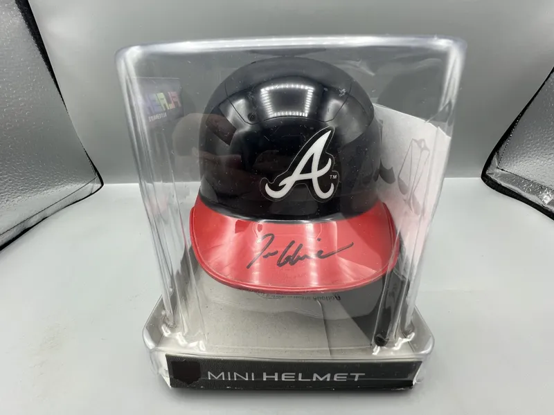 Tom Glavine Atlanta Braves Autographed Flash Alternate Mini Helmet W/ JSA COA from auction in Greenville, Ohio — image 47