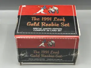 1991 Leaf Gold Rookie Complete Sealed Set - Jeff Bagwell, Mike Mussina RCs