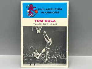 1961 Fleer Tom Gola Takes To The Air #51
