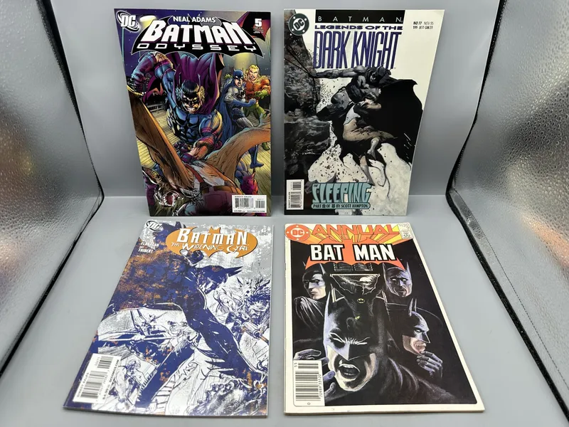 (4) DC Comics Batman Comic Books - Including Odyssey #5, Legends of the Dark Knight #77, The Widening Gyre #6, and Annual #9 (1985-2011) - Bill Sienkiewicz 1:25 Variant from auction in Greenville, Ohio — image 11