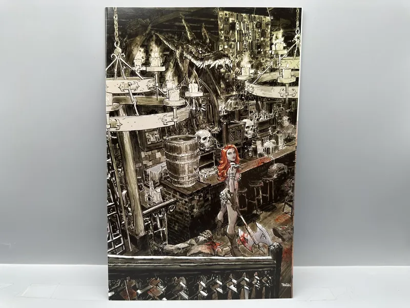Dynamite Entertainment Red Sonja #1 (2019) - Dan Panosian Essential Sequential Urban Barbarian Exclusive Virgin Variant - Volume 5 Launch from auction in Greenville, Ohio — image 10