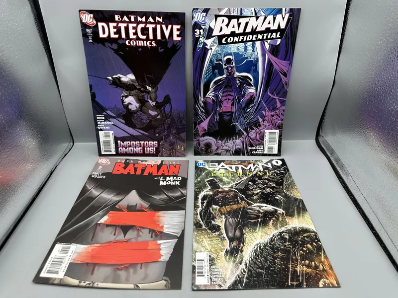 (4) DC Comics Batman Comic Books - Including Detective Comics #867 (2010), Batman Confidential #31 (2009), Batman and the Mad Monk #5 (2007), and Batman Eternal #1 (2014) from auction in Greenville, Ohio — image 13