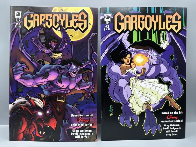 SLG Publishing Gargoyles #1 & #2 (2006) - Canon continuation of Disney animated series - Greg Weisman stories from auction in Greenville, Ohio — image 14