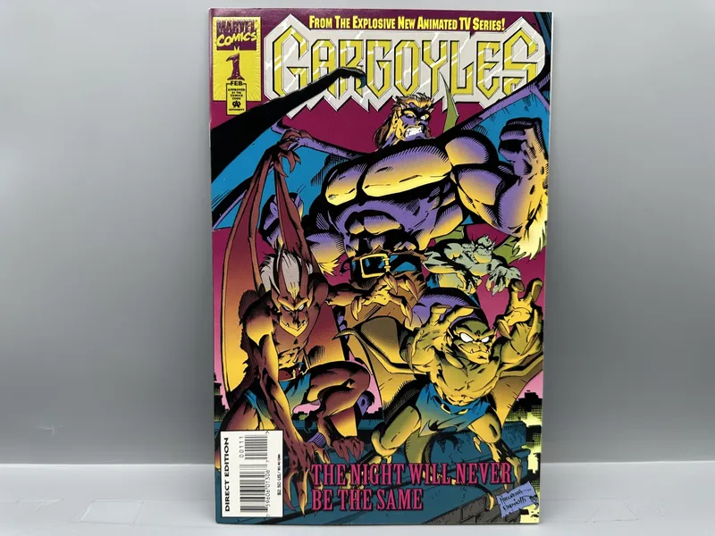 Marvel Comics Gargoyles #1 (1995) - Premiere issue - Joe Madureira cover art from auction in Greenville, Ohio — image 16