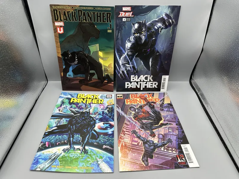 Marvel Comics Black Panther #1, #1, #1 & #2 (2016-2022) - Marvel Unlimited and Marvel Duel Variant Covers from auction in Greenville, Ohio — image 18