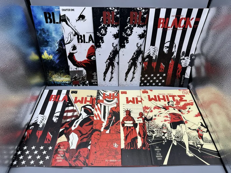 Black Mask Studios BLACK #1, 2, 5 and WHITE #2, 3, 4, 5 (2016-2021) - Lot of 10 - Variant covers by Khary Randolph and Ashley A. Woods from auction in Greenville, Ohio — image 26