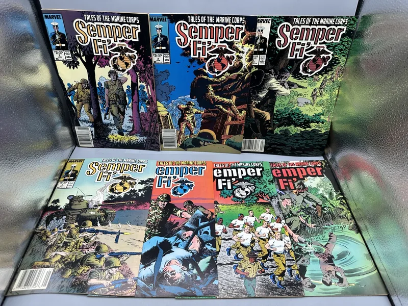 (7) 1988-1989 Marvel Comics Semper Fi' (Tales of the Marine Corps) - Marie Severin art from auction in Greenville, Ohio — image 33