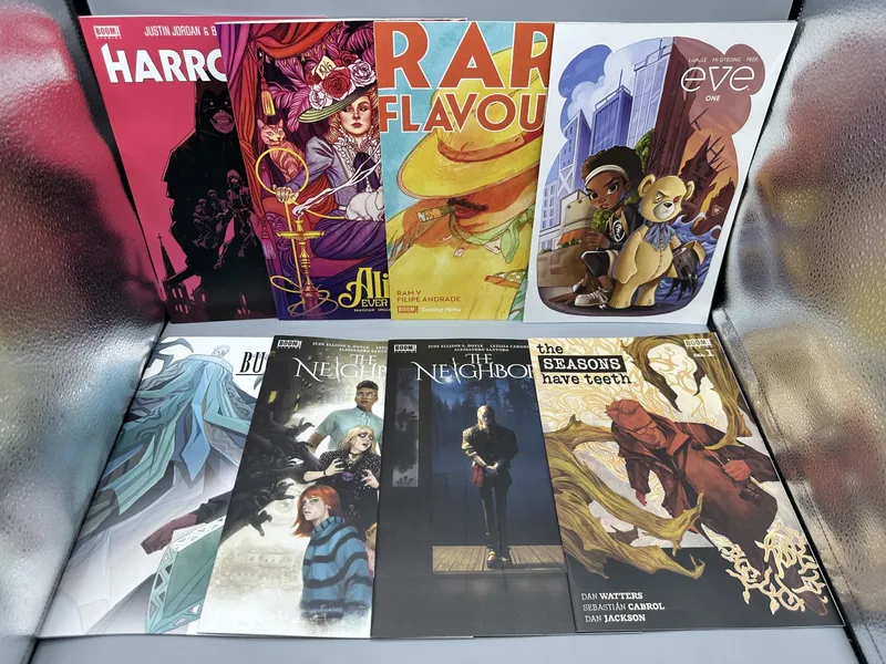 BOOM! Studios Harrower #1, Alice Ever After #1, Rare Flavours #1, Eve #1, Buckhead #1, The Neighbors #1 & #2, and The Seasons Have Teeth #1 (2021-2023) - 8 Comics with variant covers from auction in Greenville, Ohio — image 36