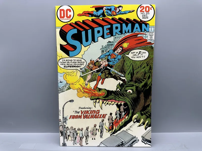 1973 DC Comics Superman #270 - The Viking From Valhalla! - Curt Swan and Murphy Anderson art from auction in Greenville, Ohio — image 39