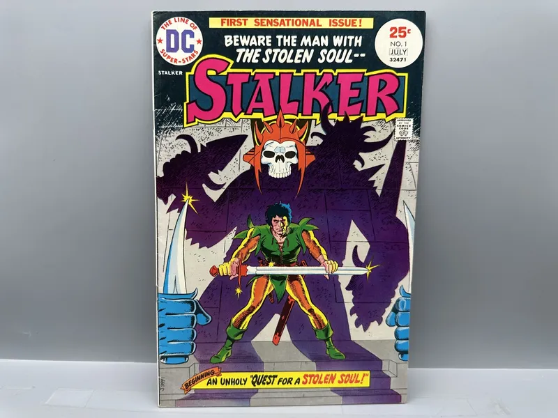 1975 DC Comics Stalker #1 - 1st appearance of Stalker - Steve Ditko and Wally Wood art from auction in Greenville, Ohio — image 43