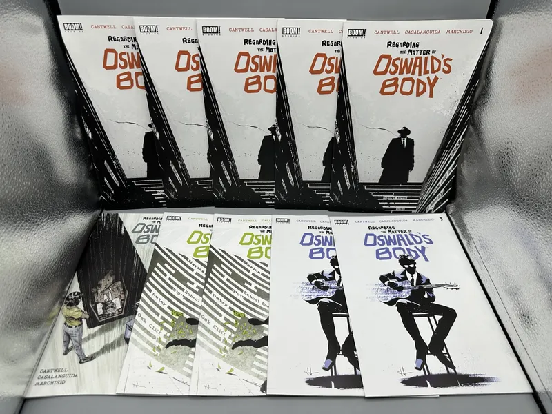 BOOM! Studios Regarding the Matter of Oswald's Body #1, #2 & #3 (2021-2022) lot of 10 - Written by Christopher Cantwell - Includes Charlie Adlard Variant from auction in Greenville, Ohio — image 44