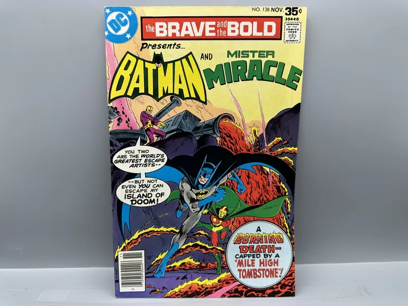 1977 DC Comics The Brave and the Bold #138 - Batman and Mister Miracle team-up - Jim Aparo art from auction in Greenville, Ohio — image 45