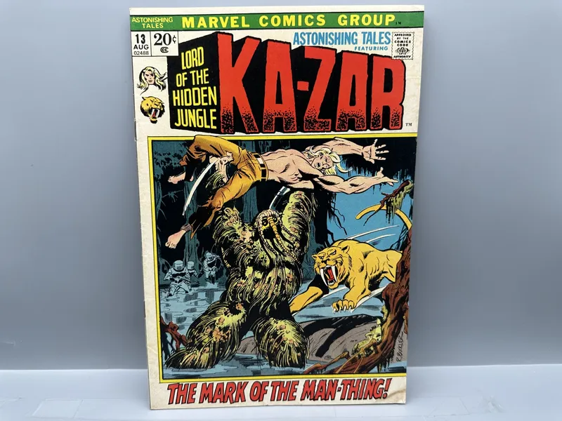 1972 Marvel Comics Astonishing Tales #13 - 1st cover appearance and 2nd full appearance of Man-Thing - Rich Buckler and John Buscema art from auction in Greenville, Ohio — image 47