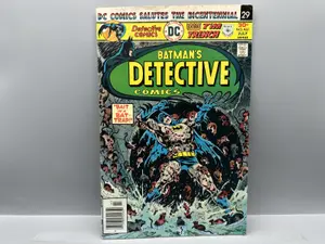 1976 DC Comics Detective Comics #461 - Ernie Chan rat swarm cover - DC Salutes the Bicentennial banner