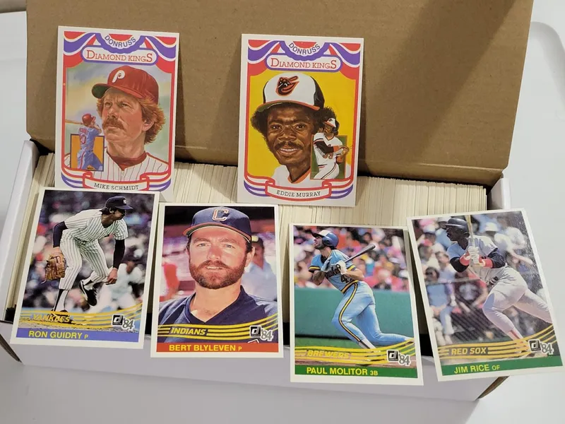 Box of 1984 Donruss Baseball Cards from auction in Greenville, Ohio — image 21