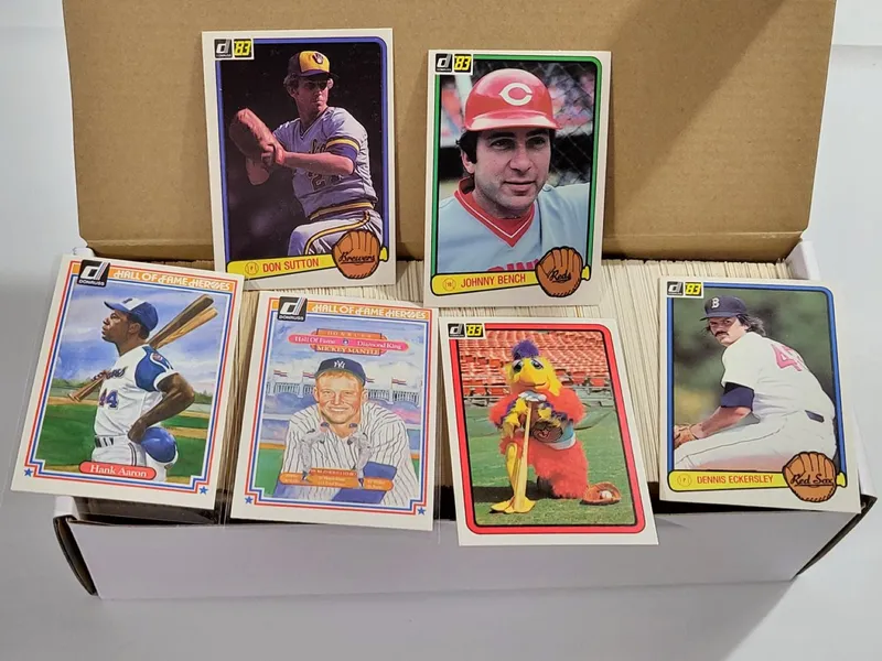 Box of 1983 Donruss Baseball Cards from auction in Greenville, Ohio — image 18