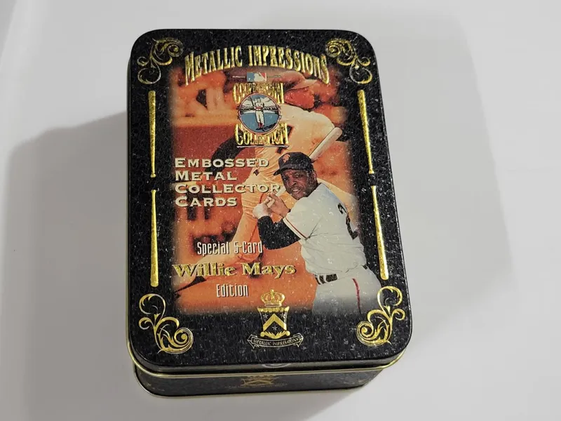 New In Box - Sealed Willie Mays Metallic Impressions Card Set from auction in Greenville, Ohio — image 27
