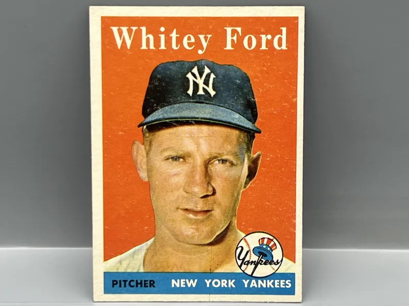 1958 Topps Whitey Ford #320 from auction in Greenville, Ohio — image 23