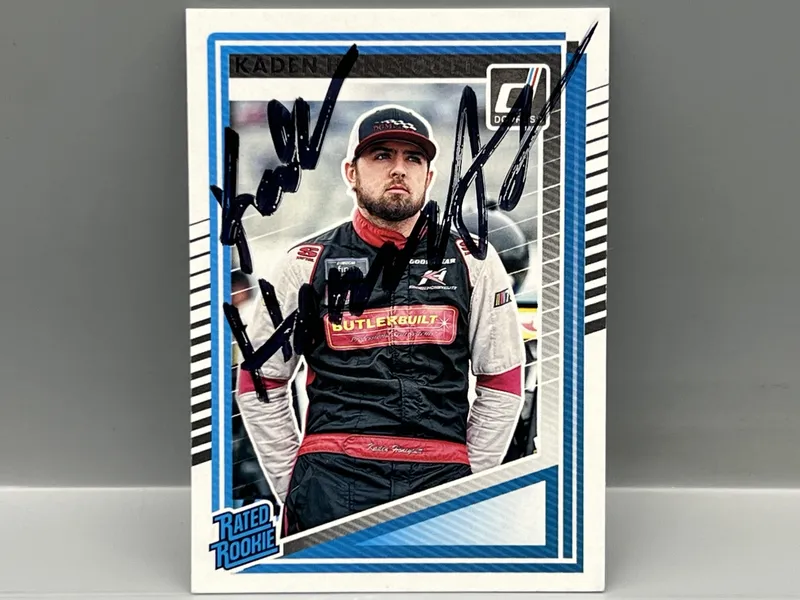 2025 Panini Donruss Racing Kaden Honeycutt RC In Person Auto - No COA from auction in Greenville, Ohio — image 28