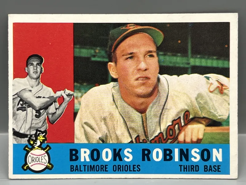 1960 Topps Brooks Robinson #28 from auction in Greenville, Ohio — image 35