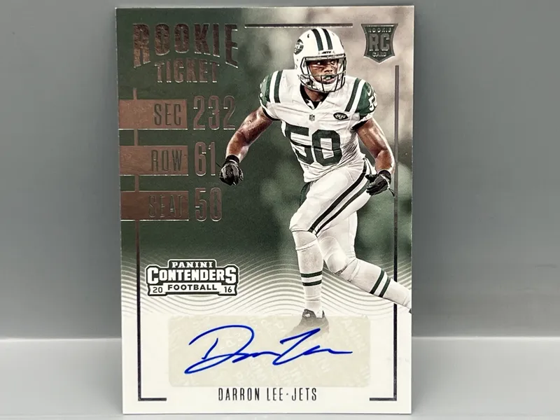 2016 Panini Contenders Darron Lee RC Auto from auction in Greenville, Ohio — image 43