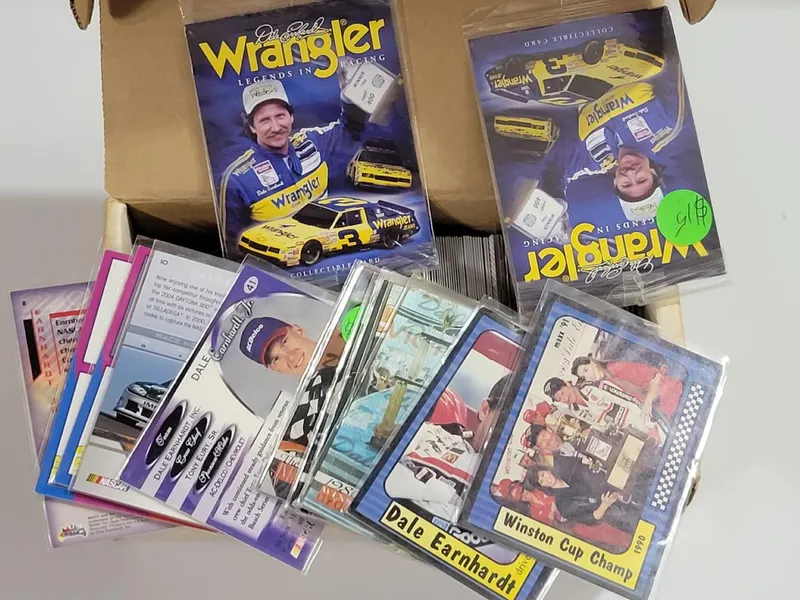 Box of Miscellaneous Auto Racing Cards from auction in Greenville, Ohio — image 42