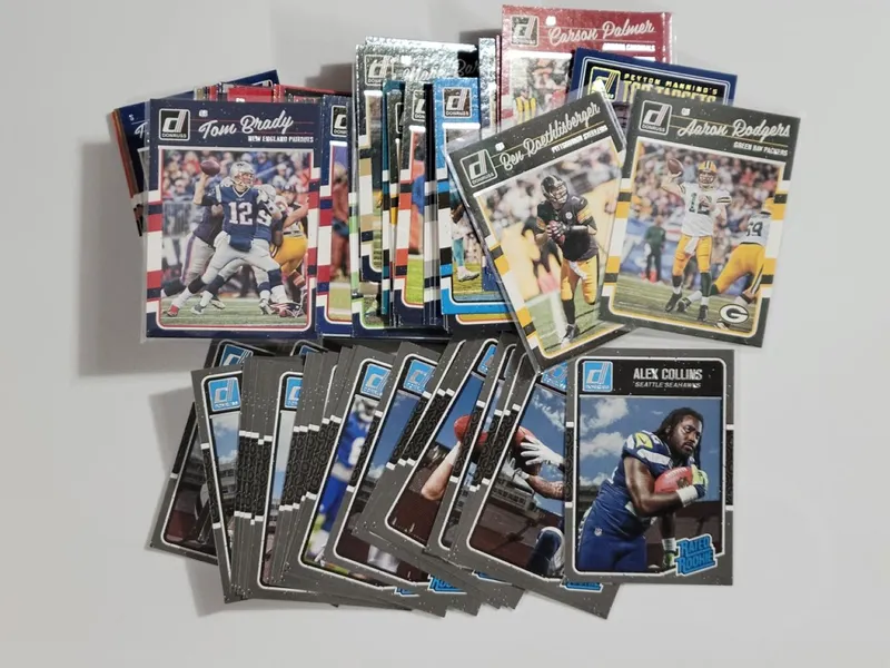 Lot of 117 Different 2016 Donruss Football Cards from auction in Greenville, Ohio — image 45