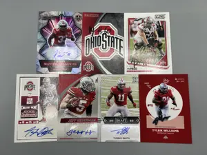 (7) Assorted Ohio State Football Auto Cards - Mix of pack-pulled and in-person autos - In Person Autos Have No COAs