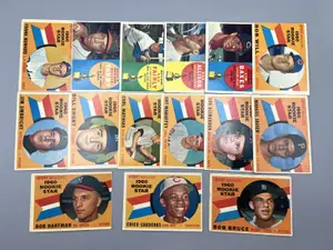 (15) 1960 Topps Baseball Rookie Star Cards W/ Frank Howard RC - Varying Conditions