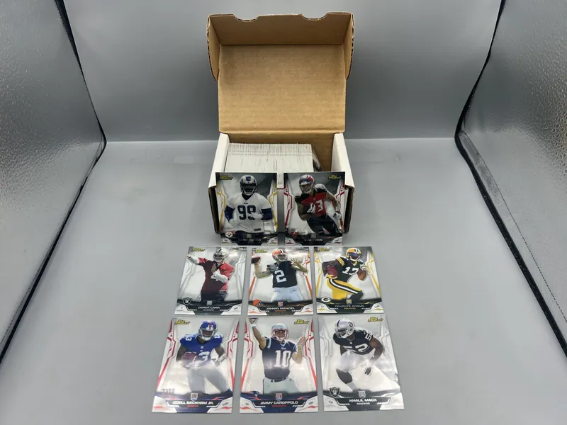 2014 Topps Finest Football Complete 150 Card Set W/ Aaron Donald RC, Mike Evans RC, Odell Beckham Jr. RC, & Many More Star Rookies from auction in Greenville, Ohio — image 5