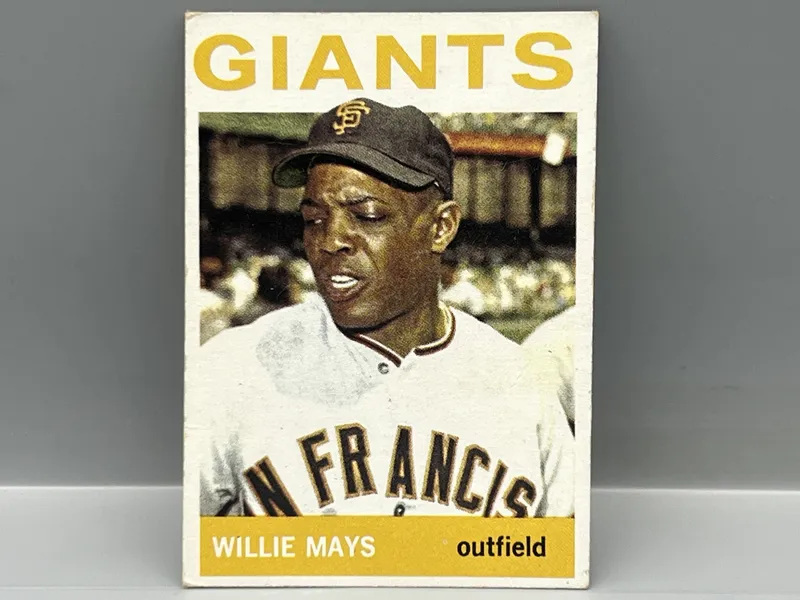 1964 Topps #150 Willie Mays (HOF) / Giants from auction in Greenville, Ohio — image 7