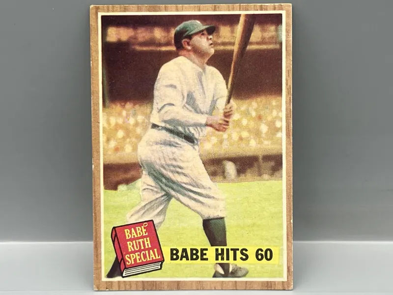 1962 Topps #139 Babe Hits 60 / Babe Ruth from auction in Greenville, Ohio — image 31