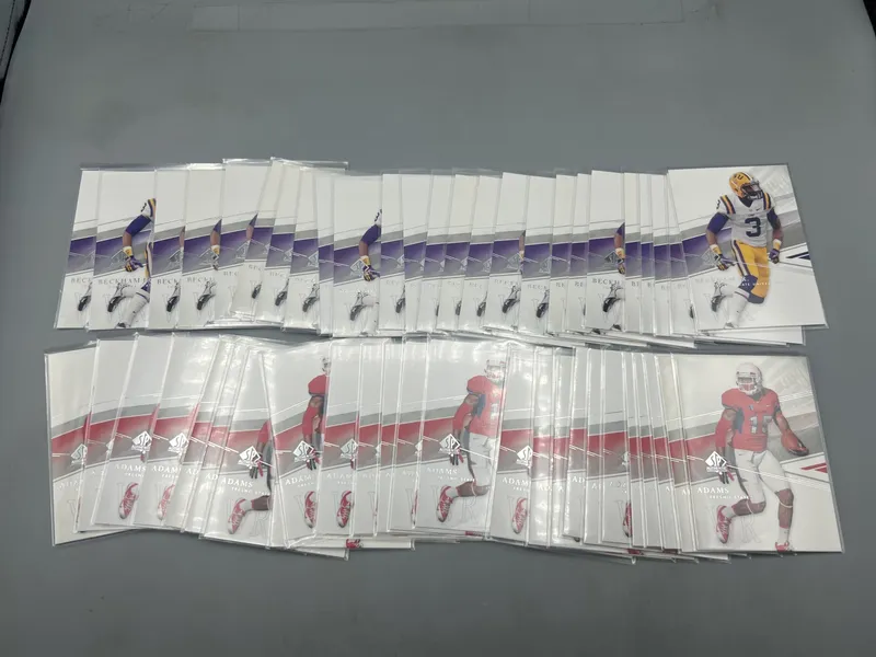 (50) 2014 Upper Deck SP Authentic Odell Beckham Jr. RCs #29 & Davante Adams RCs #79 - (25) Of Each from auction in Greenville, Ohio — image 38