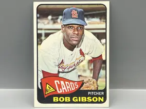 1965 Topps #320 Bob Gibson (HOF) / Cardinals
