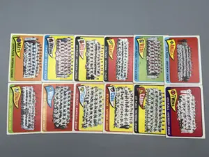(Lot Of 12) 1965 Topps Baseball- Team Cards - Varying Conditions