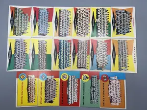 (Lot Of 17) 1960 & 1963 Topps Baseball - Team Cards W New York Yankees - Varying Condition