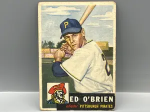 1953 Topps Ed O'Brien High Number #249
