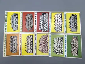 (Lot Of 10) 1964 Topps - Team Cards