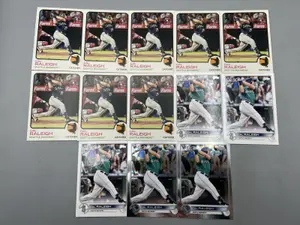 (13) Cal Raleigh Baseball Rookie Cards