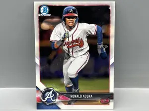 2018 Bowman Chrome Ronald Acuna Jr. Prospect/RC #BCP1