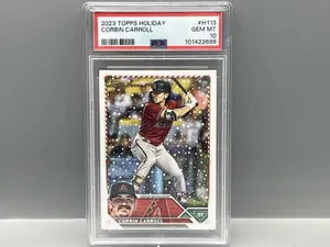2023 Topps Holiday Corbin Carroll RC #H113 PSA Gem Mint 10