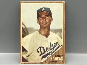 1962 Topps #5 Sandy Koufax (HOF) / Dodgers