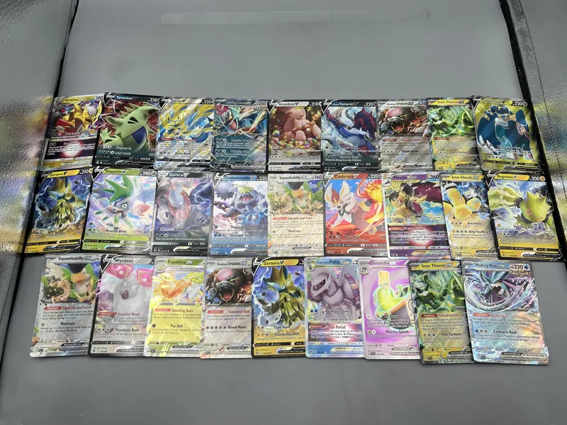 (27) Assorted Pokemon Full Art Trading Cards W/ EX & V Cards - Varying Conditions from auction in Greenville, Ohio — image 7