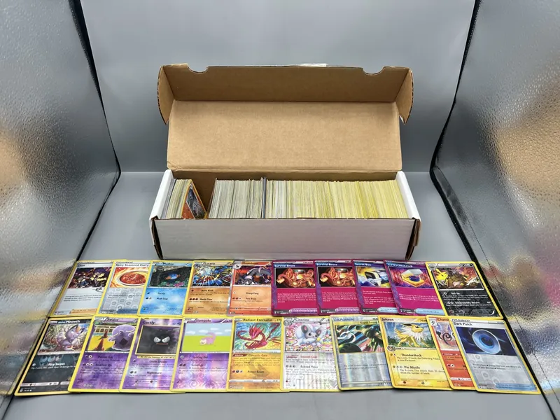 Box of Assorted Pokemon Cards W/ Holos, Reverse Holos, & Vintage Cards - Varying Conditions from auction in Greenville, Ohio — image 3