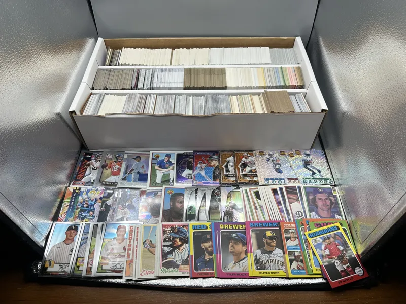 Super Shoe Box of Assorted Sports Cards W/ Stars - Varying Conditions from auction in Greenville, Ohio — image 13