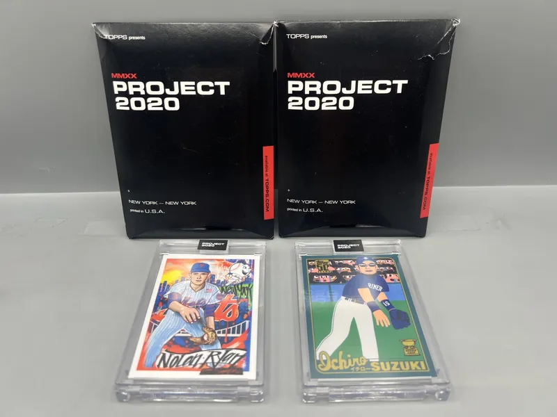 2020 Topps Project 2020 Nolan Ryan & Ichiro Suzuki W/ Original Packaging from auction in Greenville, Ohio — image 14