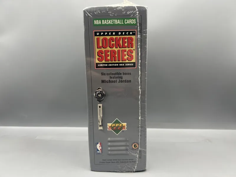 1991 Upper Deck Locker Series Michael Jordan Factory Sealed Wax Box #6 from auction in Greenville, Ohio — image 18